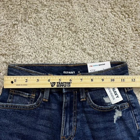 GIRLS OLD NAVY DENIM SHORTS SIZE 10 NWT - Picture 8 of 8